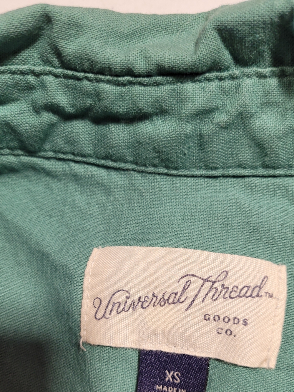 Universal Thread Seafoam Green Lightweight Button-Front Shirt Jacket - Picture 2 of 5